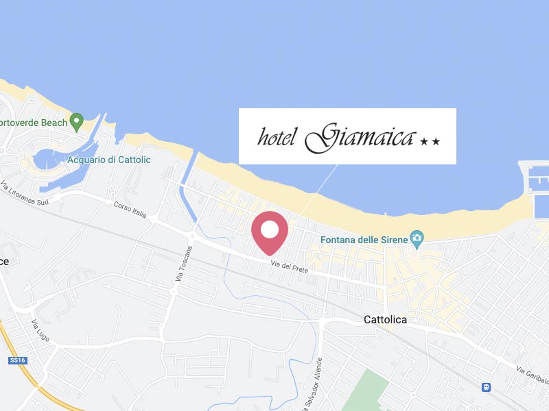 Wo Sie das Hotel Giamaica in Cattolica finden