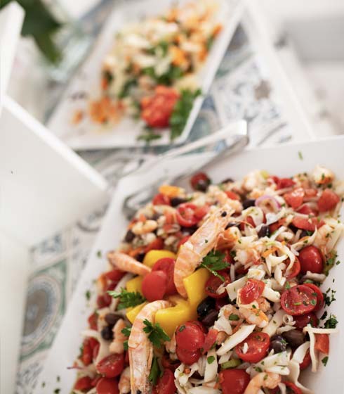 Fischbeilagenbuffet